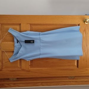 Paris Sunday off the should baby blue a-line dress. Size M.